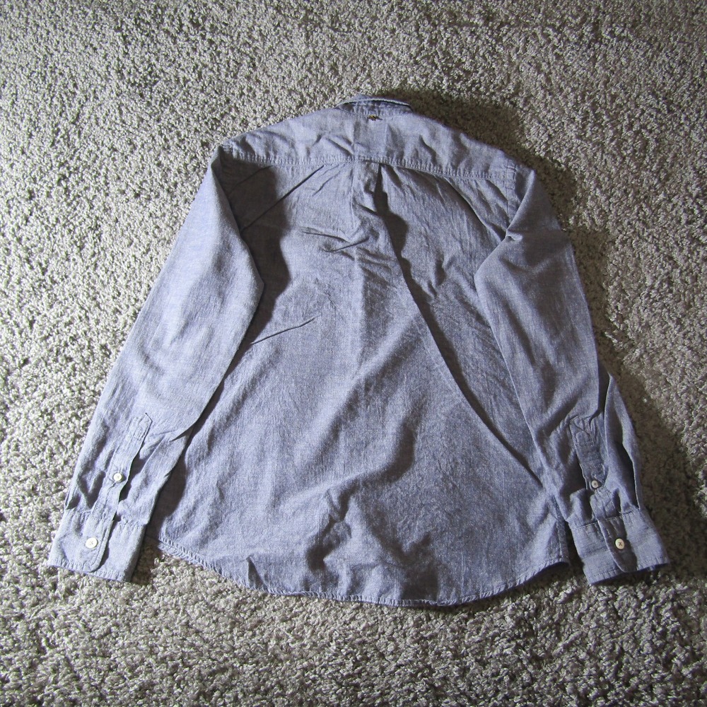 Billy Reid Blue Casual Button Down Shirt - Picture 3 of 8
